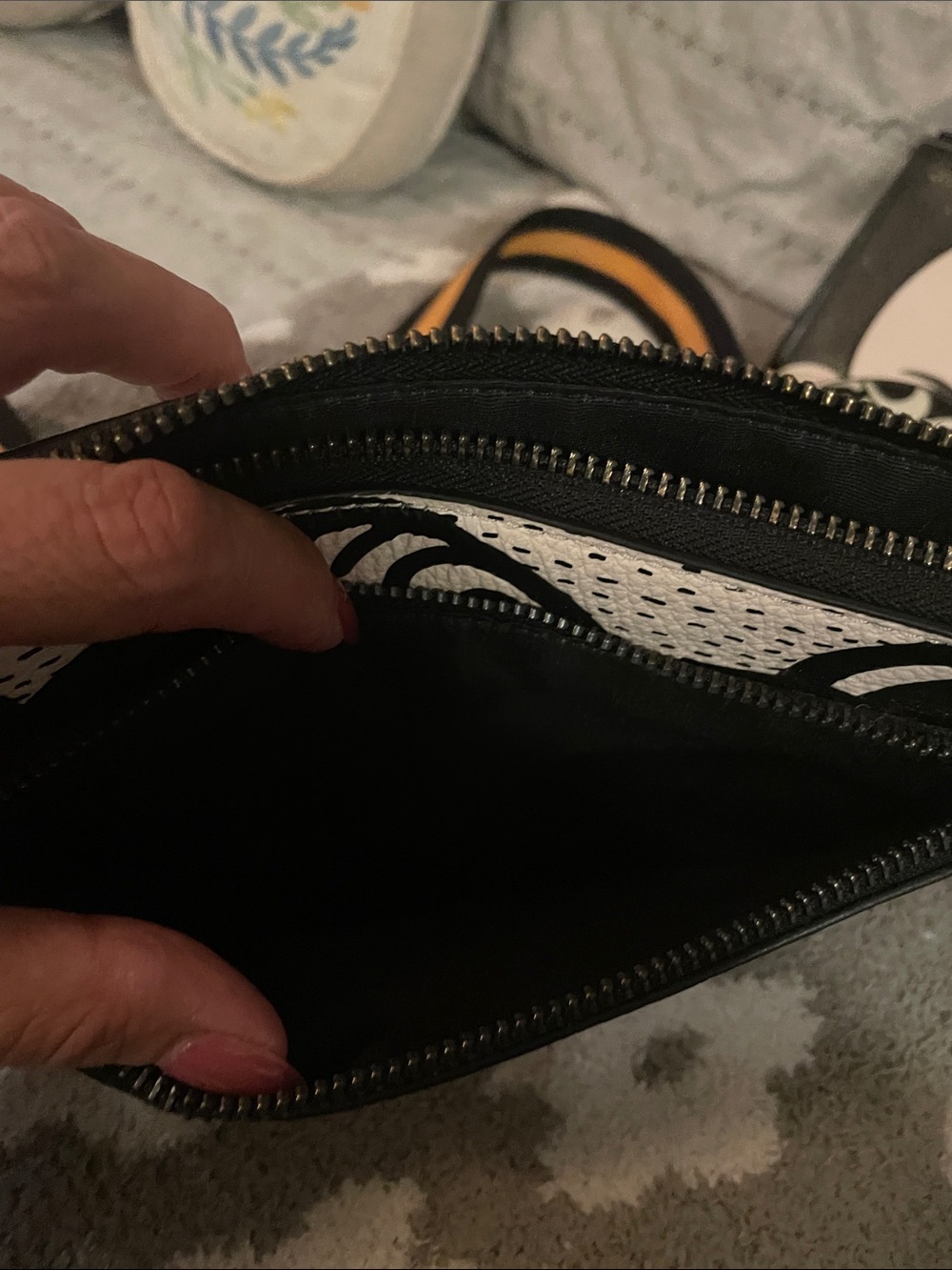 Coach Black and White Mickey Crossbody Trio - Picture 9 of 16